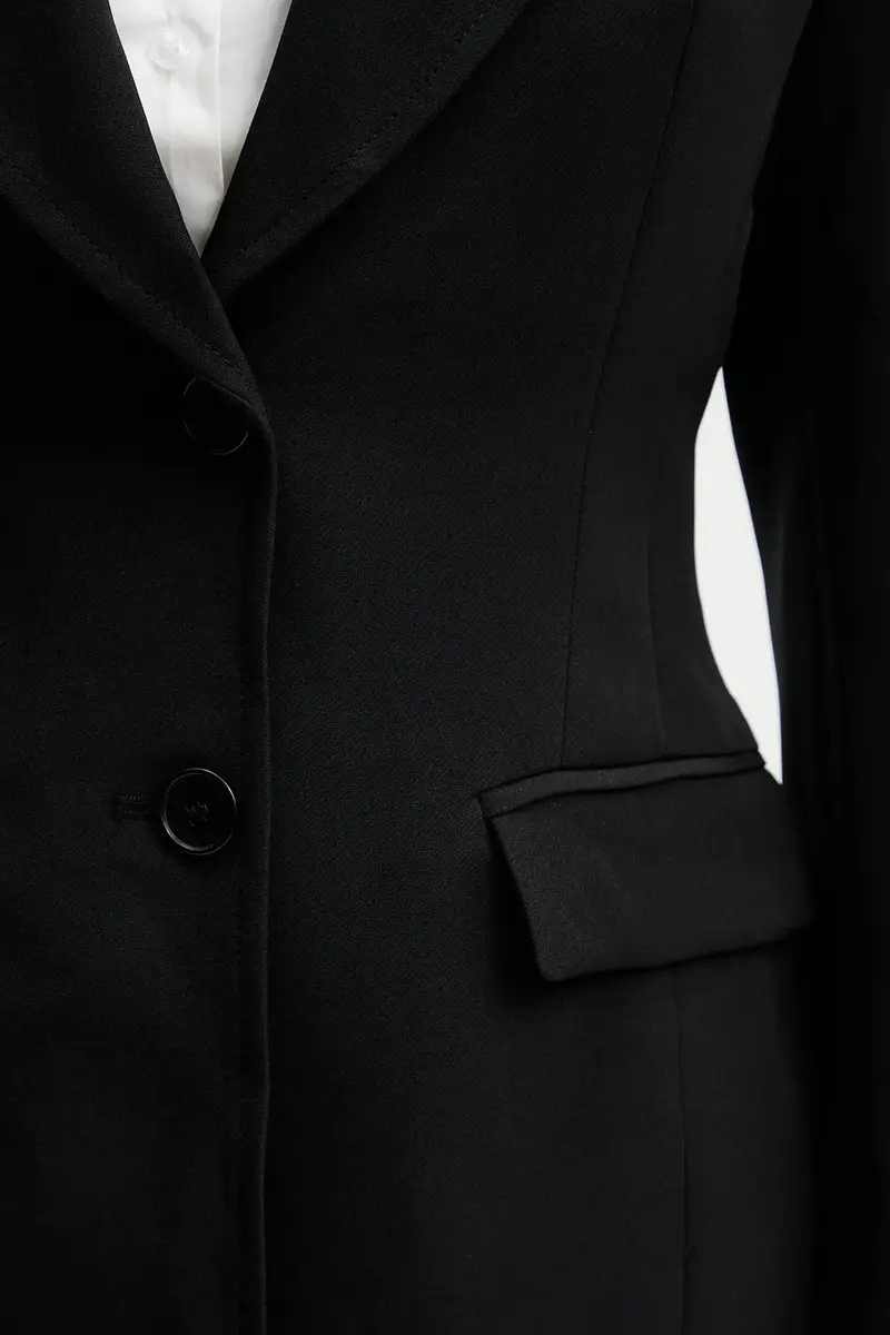 giacca colore nero miniatura 5