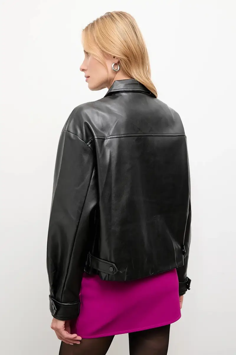 giacca colore nero miniatura 3