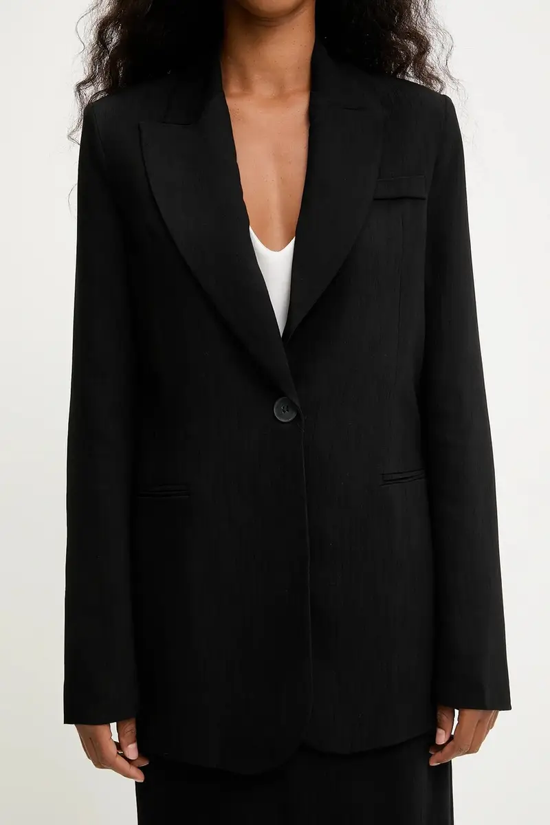 giacca colore nero miniatura 5