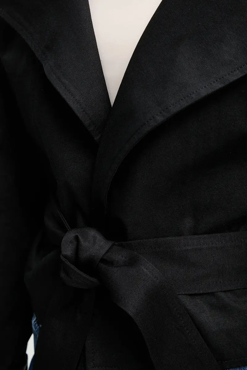 giacca colore nero miniatura 5
