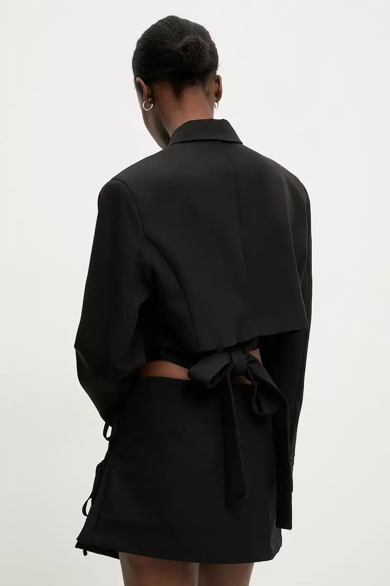 giacca colore nero miniatura 3