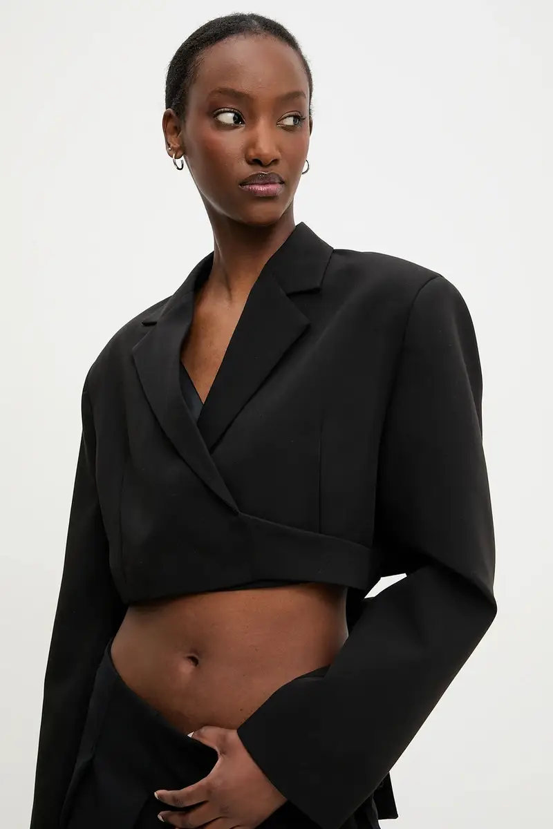 giacca colore nero miniatura 5