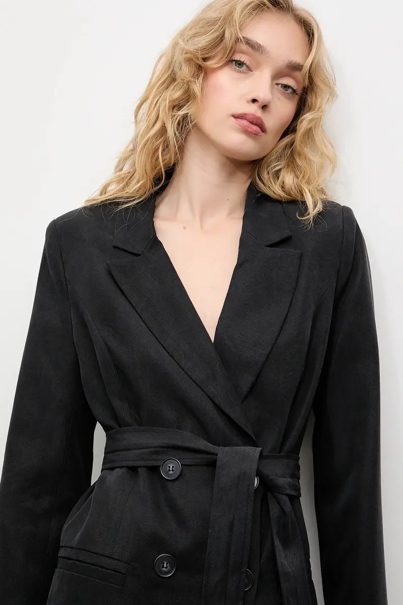 giacca colore nero miniatura 5