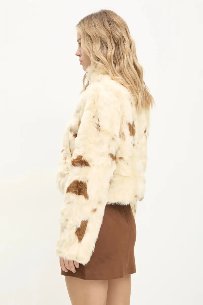 giacca donna colore beige miniatura 3