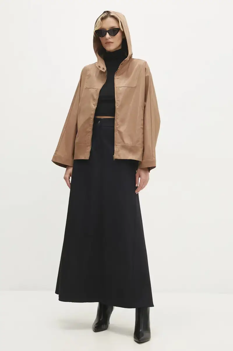 giacca donna colore beige miniatura 2