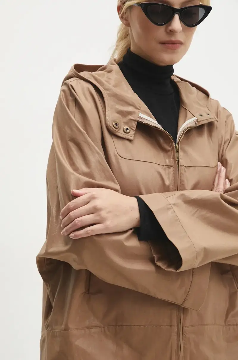 giacca donna colore beige miniatura 4