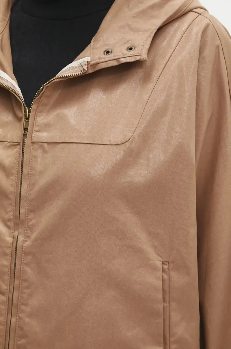 giacca donna colore beige miniatura 5