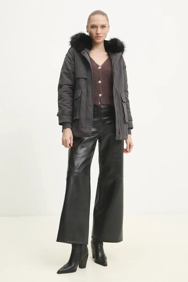 giacca donna colore grigio miniatura 2