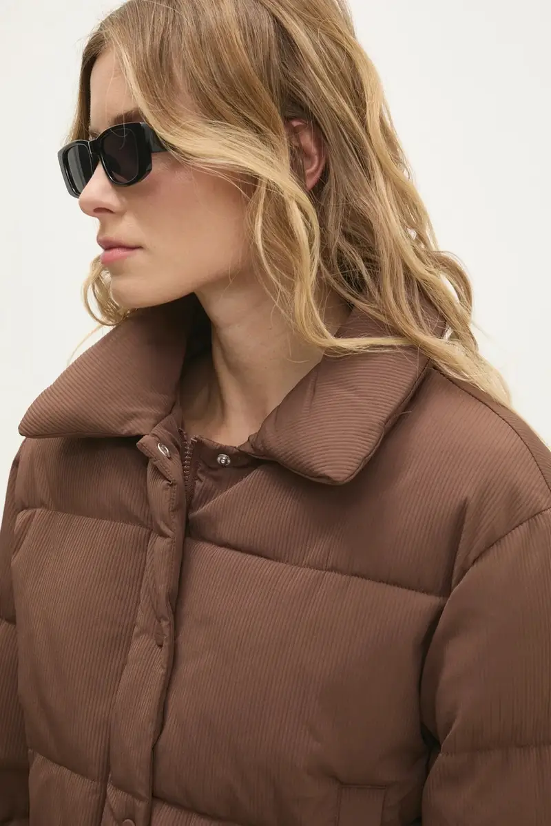 giacca donna colore marrone miniatura 4