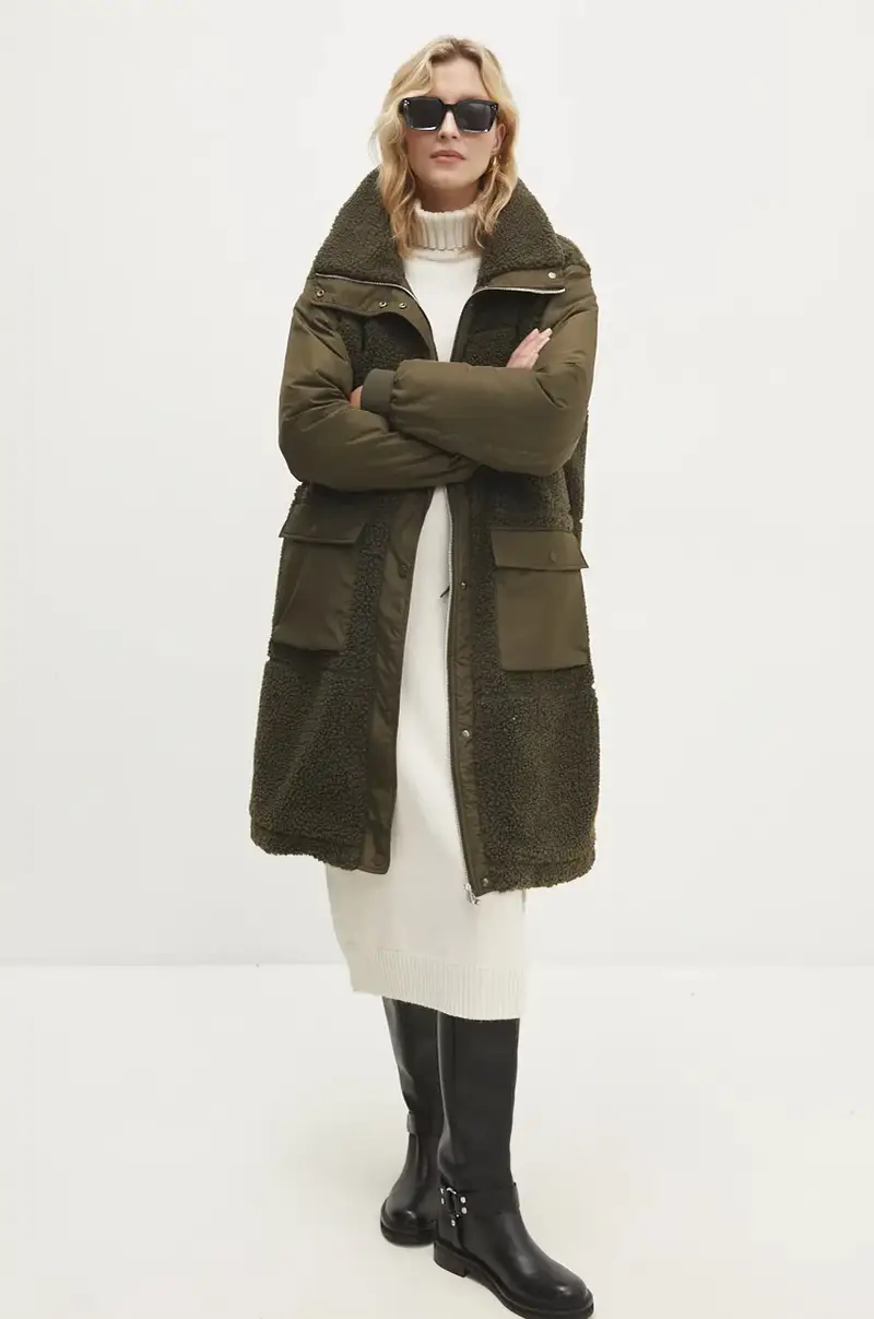 giacca donna colore verde miniatura 2