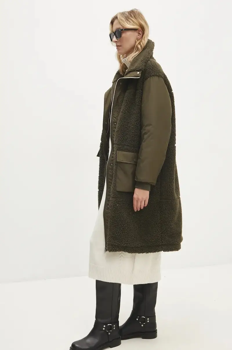 giacca donna colore verde miniatura 4