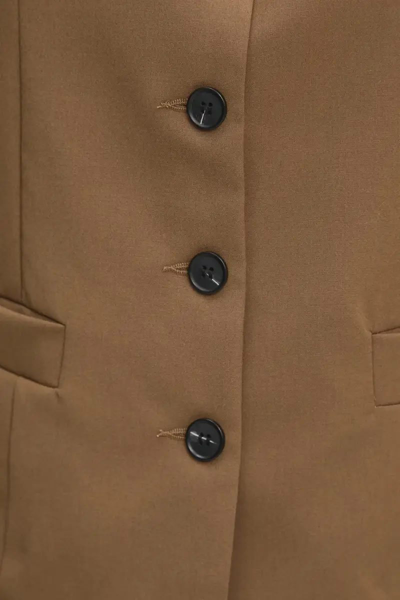 gilet colore marrone miniatura 5