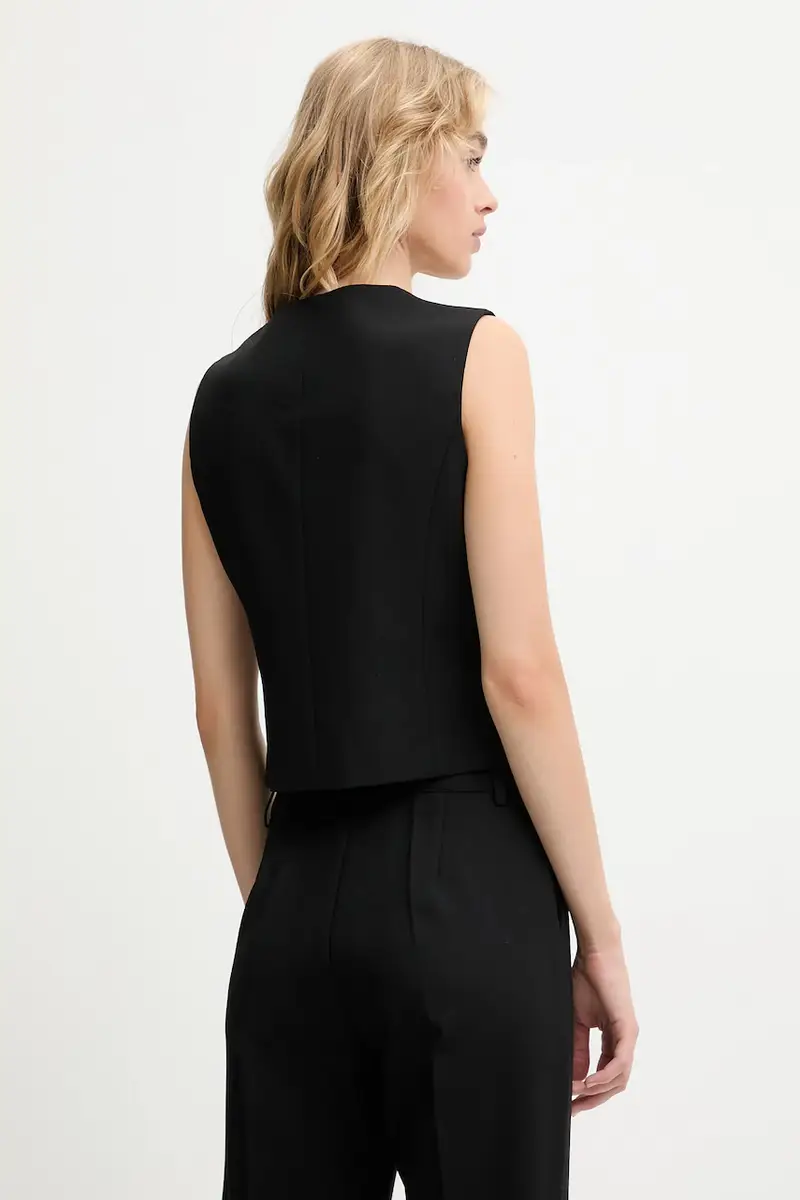 gilet colore nero miniatura 3