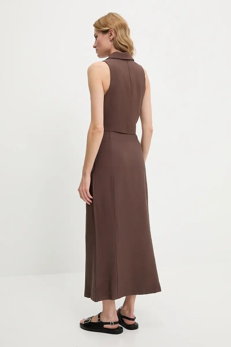 Answear.LAB Gilet Donna Marrone 3620704 miniatura 4