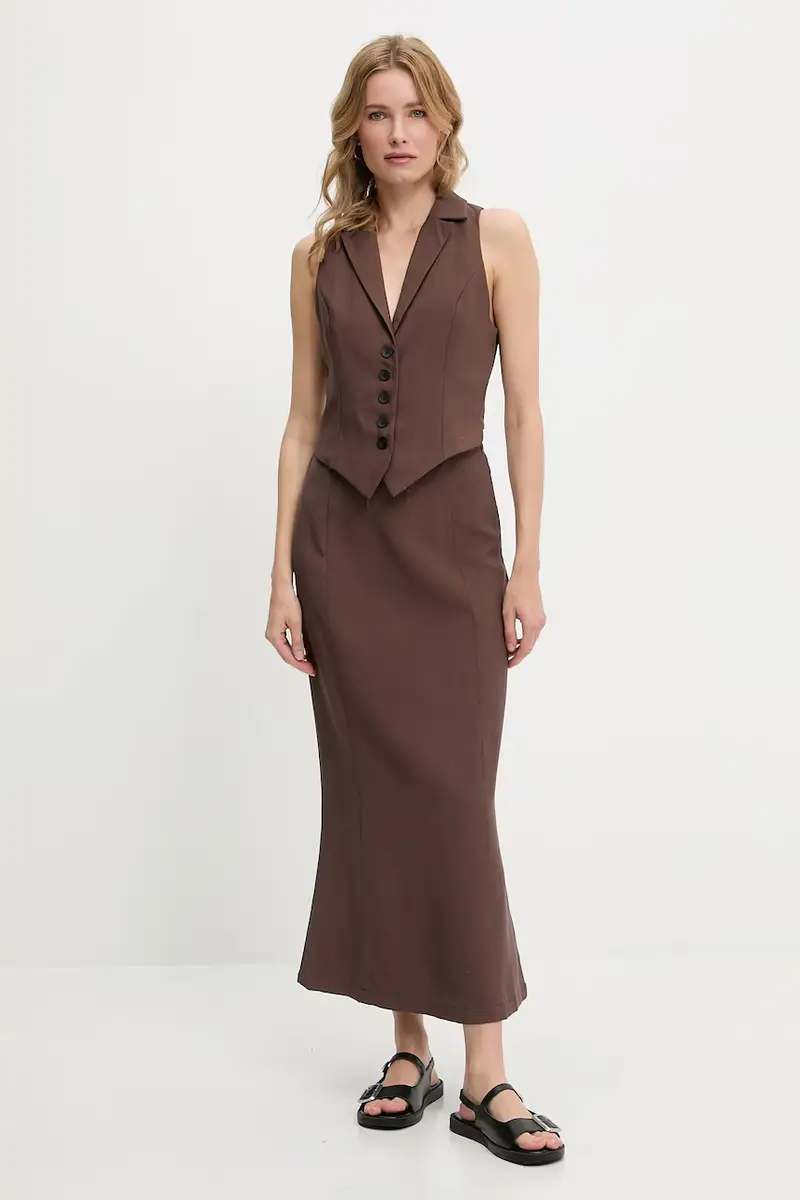 Answear.LAB Gilet Donna Marrone 3620704