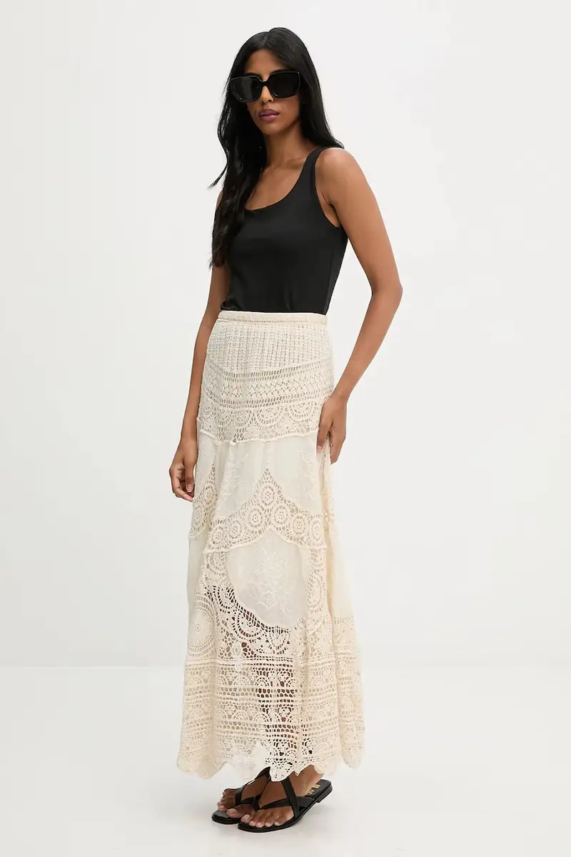 gonna colore beige miniatura 2