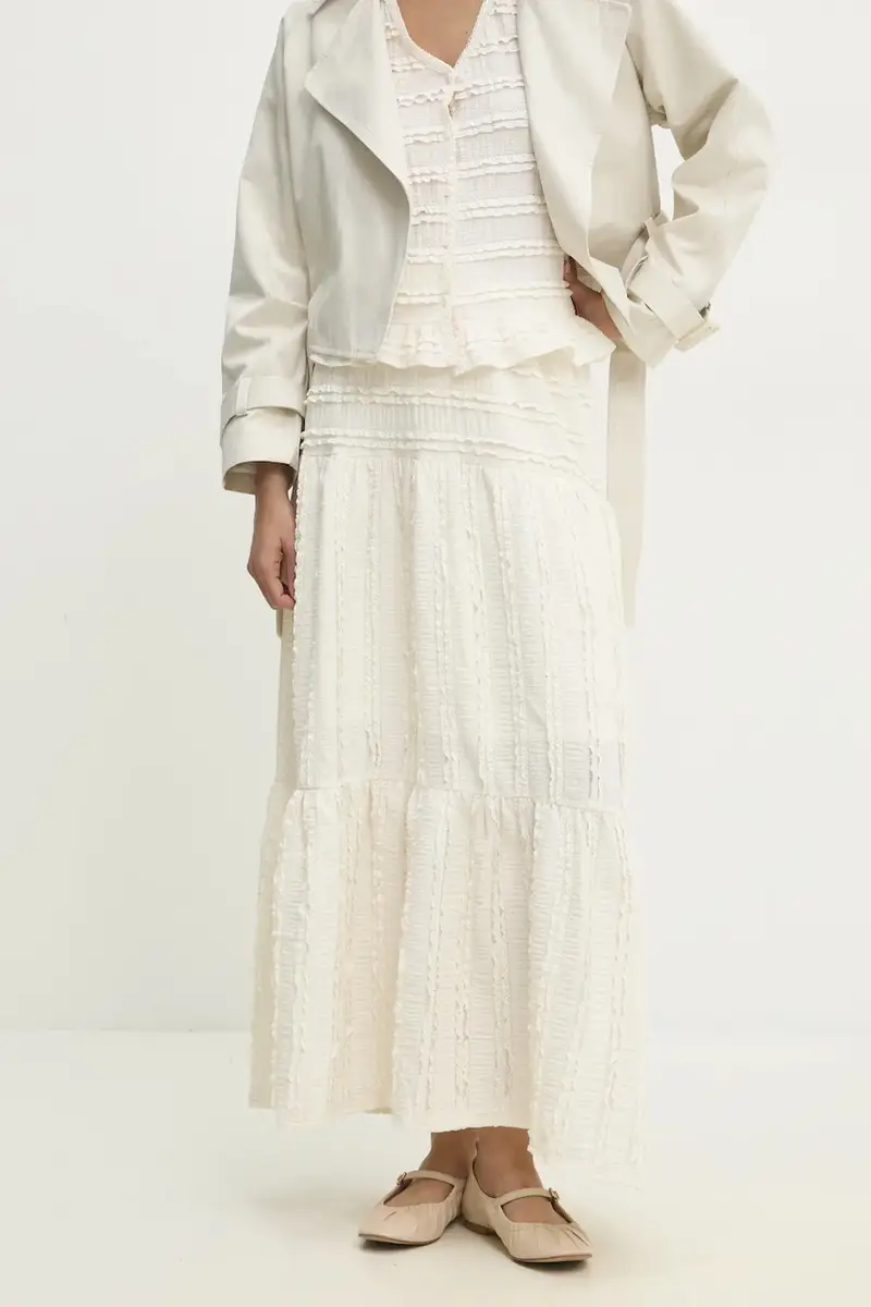 gonna colore beige miniatura 5