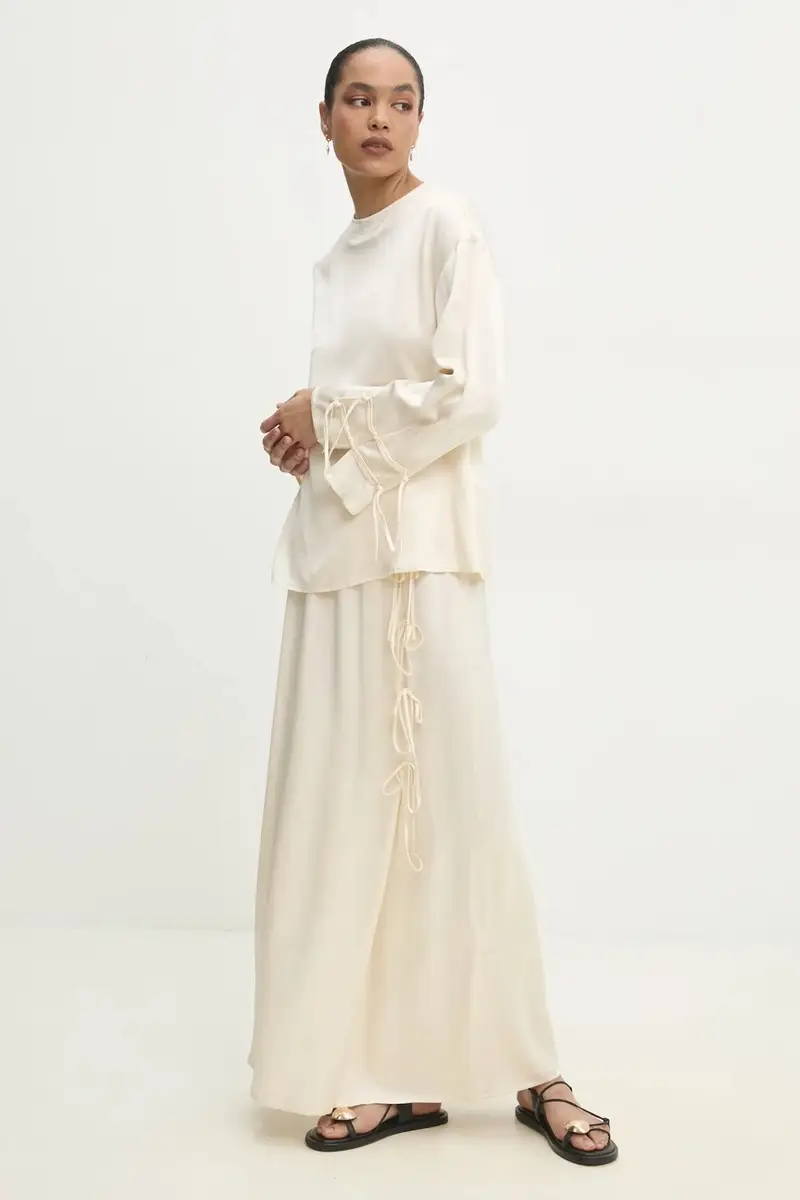 Answear Lab gonna colore beige miniatura 4