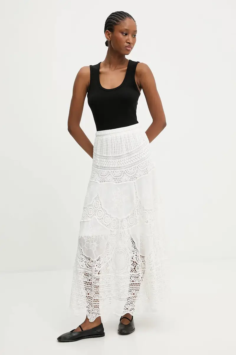 gonna colore bianco miniatura 2