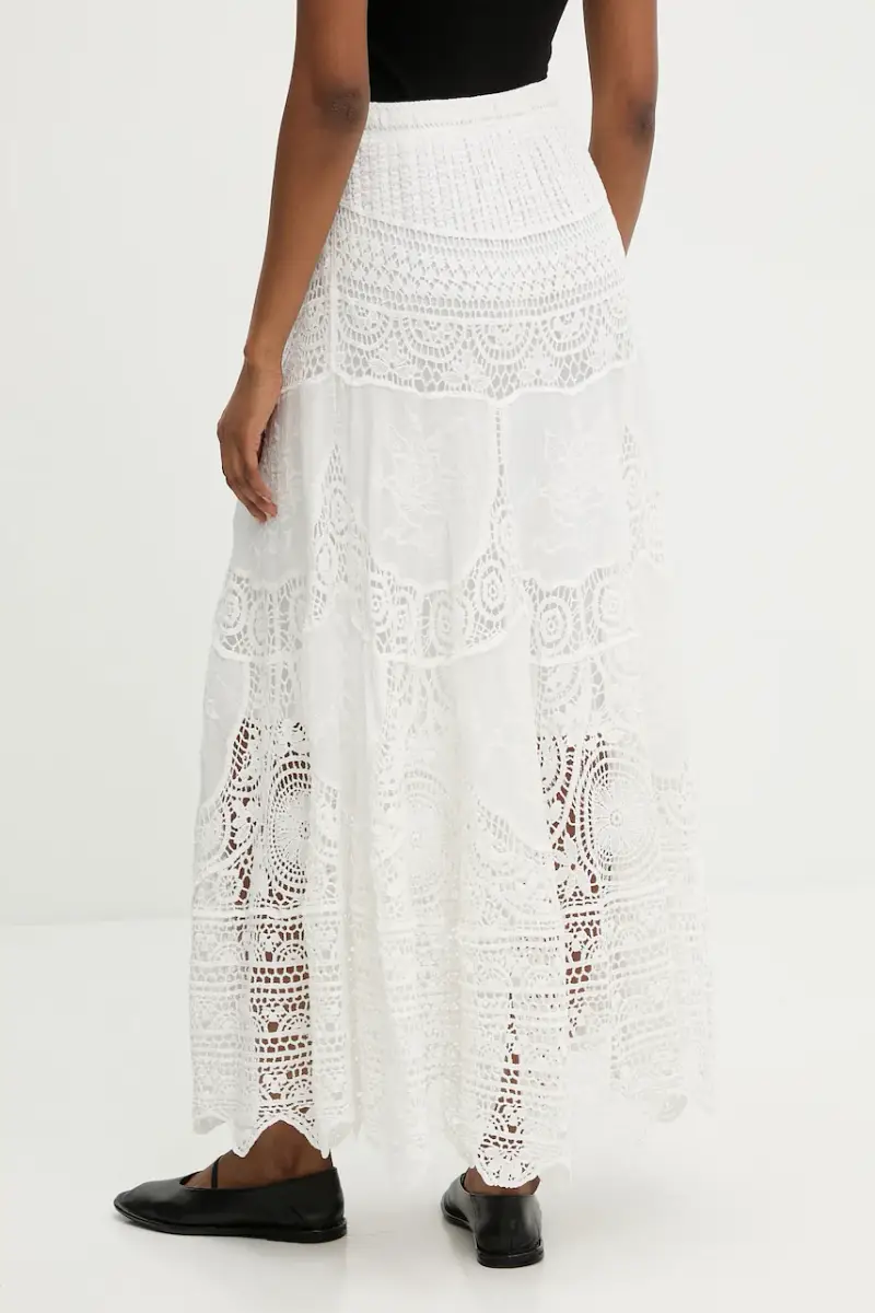 gonna colore bianco miniatura 3