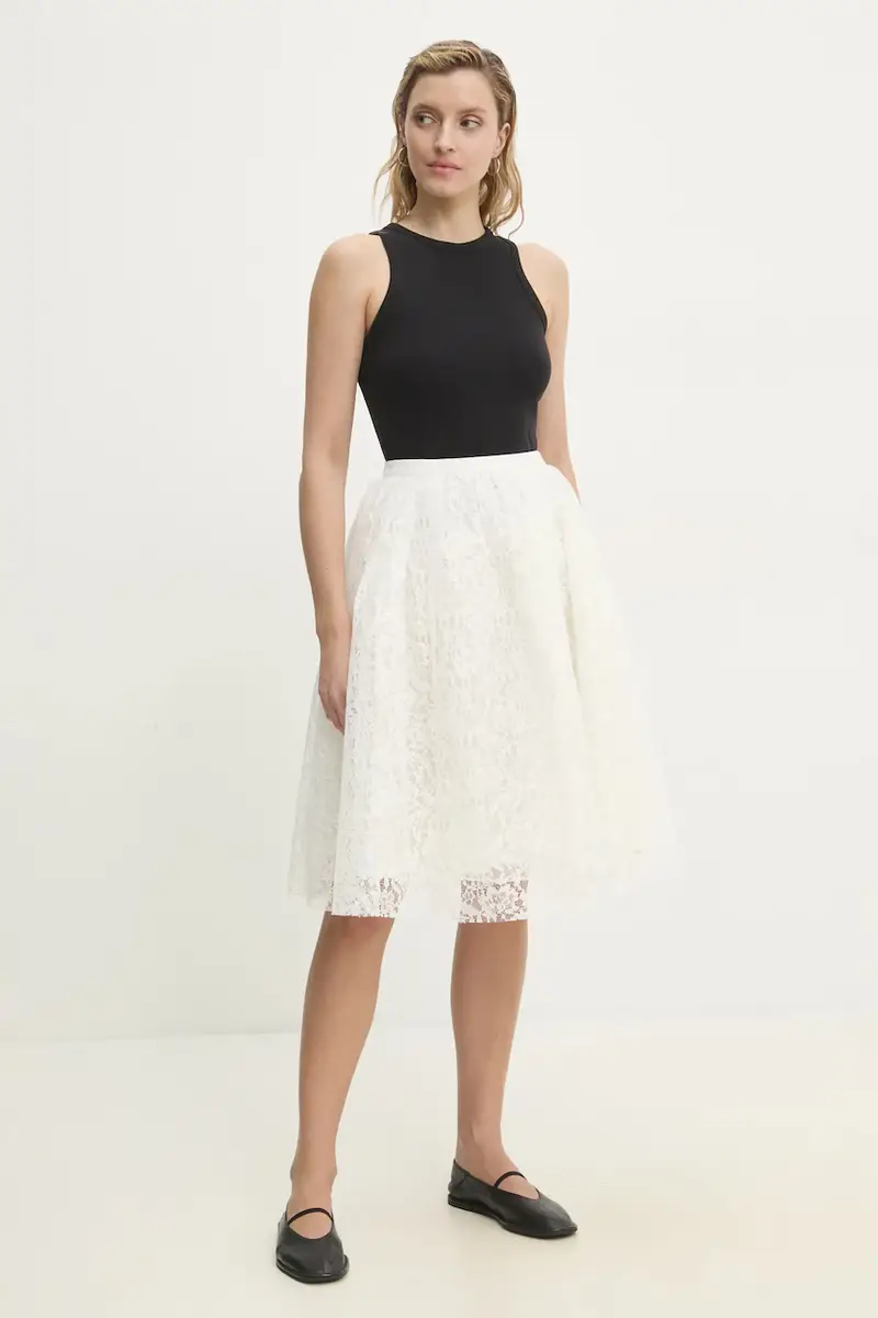 gonna colore bianco miniatura 2