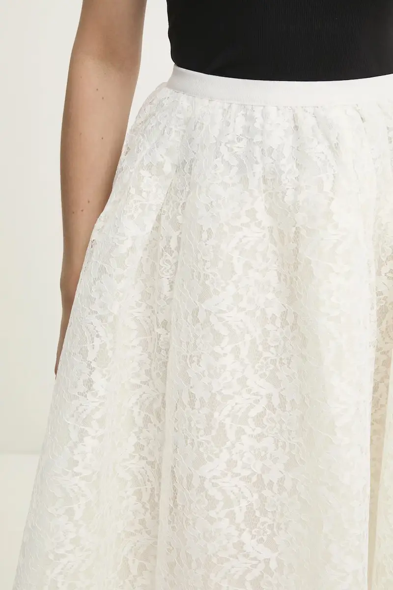 gonna colore bianco miniatura 4