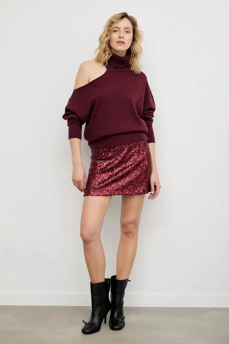 gonna colore granata miniatura 3