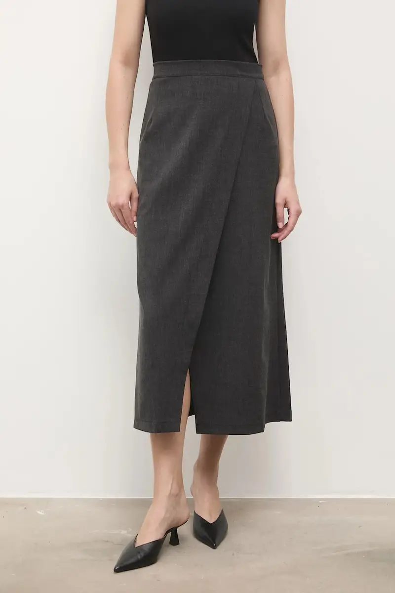 gonna colore grigio miniatura 2