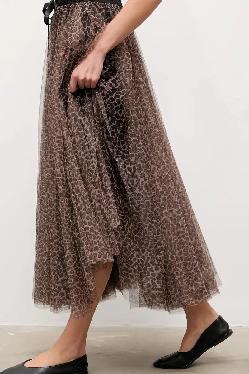 gonna colore marrone miniatura 4