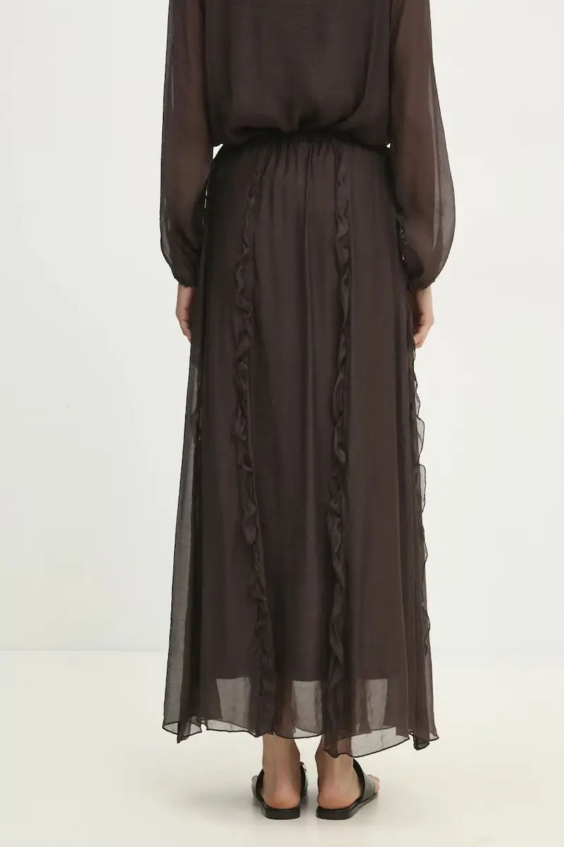 Answear Lab gonna colore marrone miniatura 3