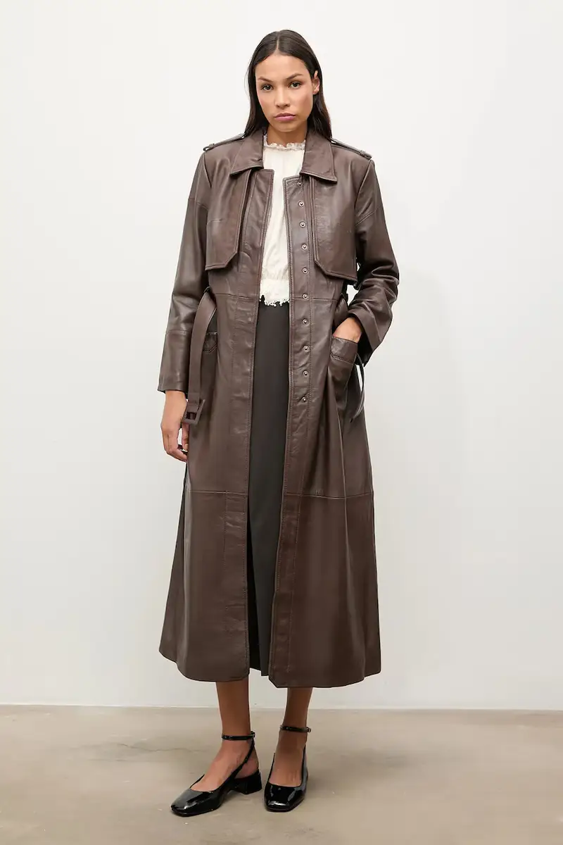 gonna colore marrone miniatura 2