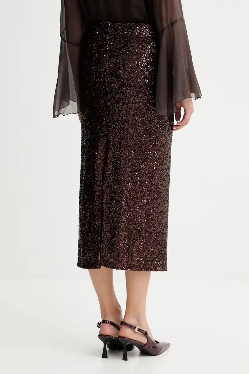 gonna colore marrone miniatura 3