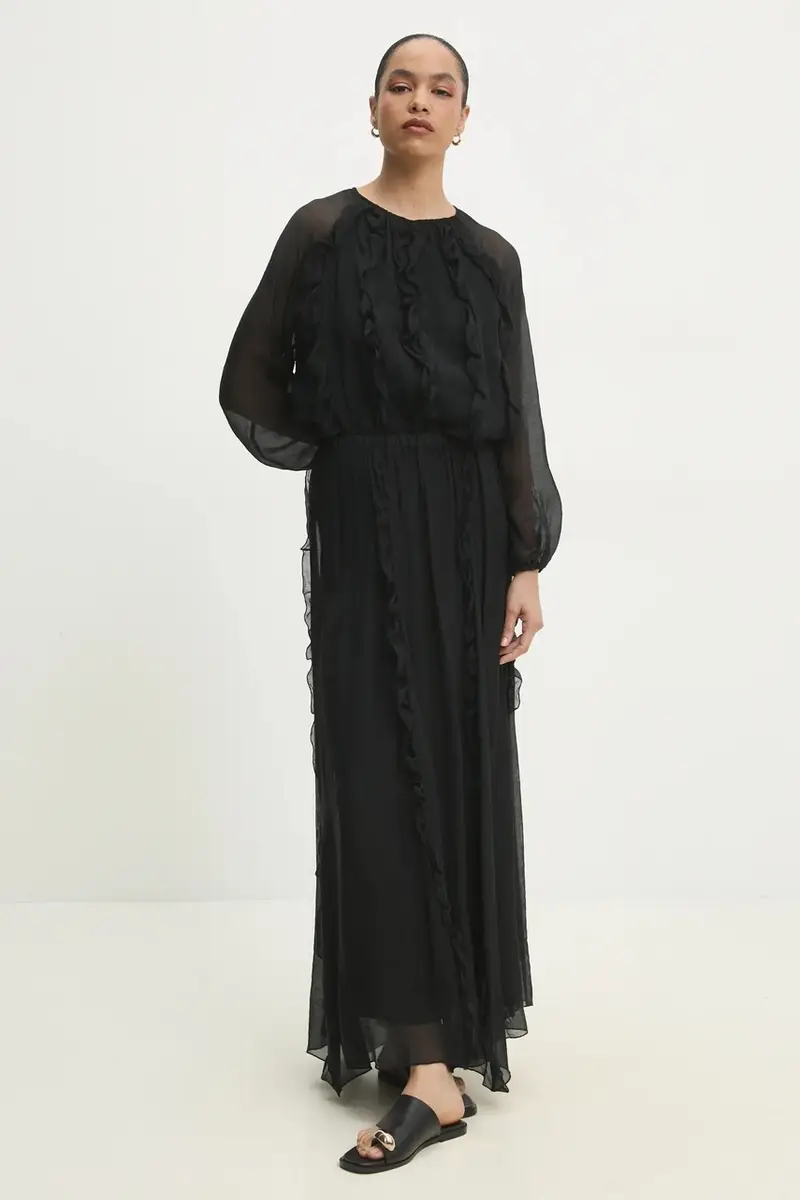 Answear Lab gonna colore nero miniatura 2