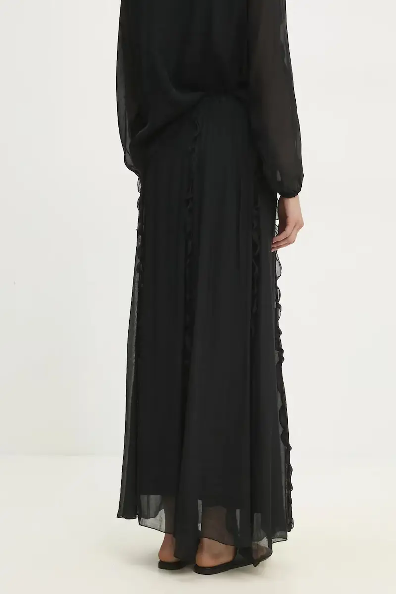 Answear Lab gonna colore nero miniatura 3