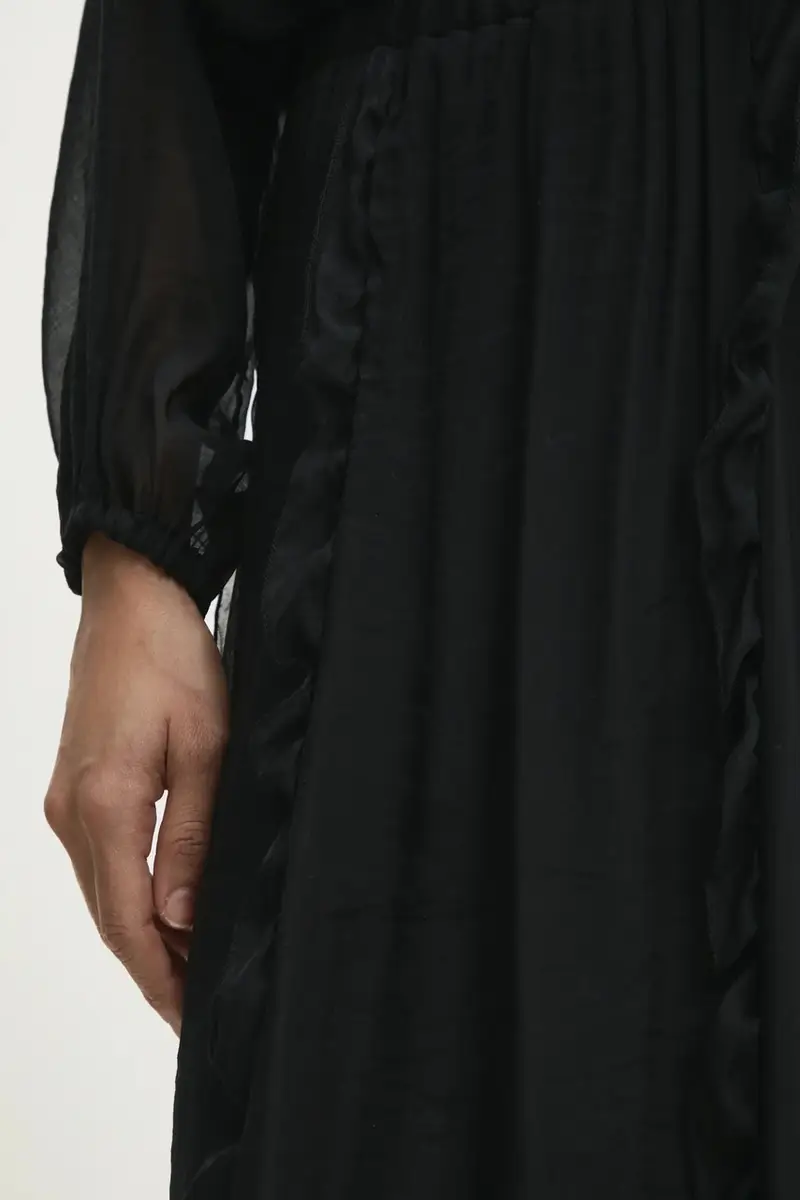 Answear Lab gonna colore nero miniatura 4