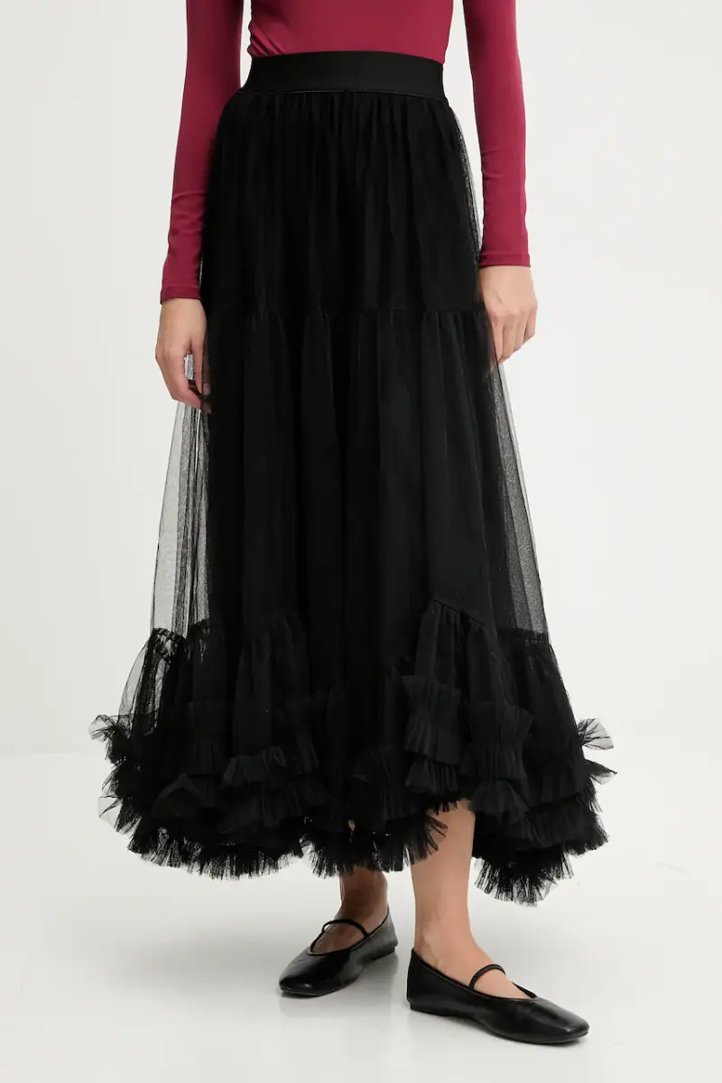 gonna colore nero miniatura 3