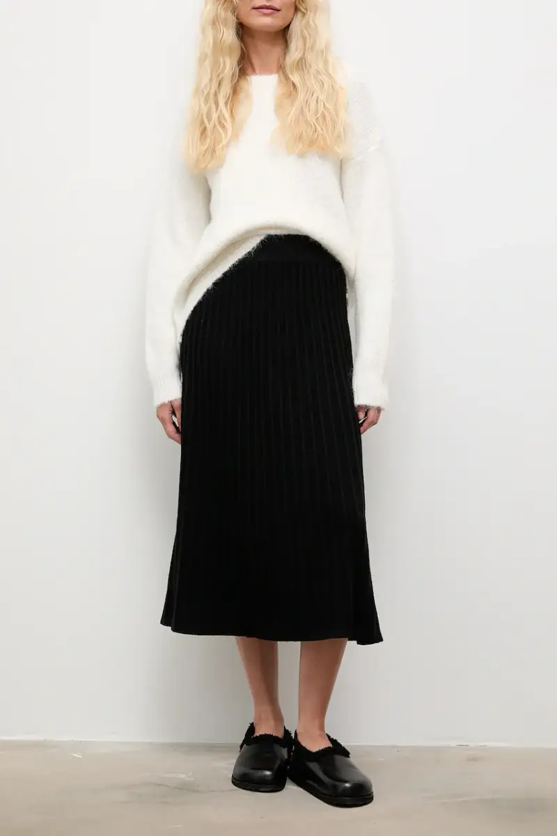 gonna in cashemire colore nero