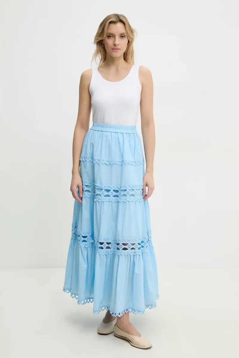 Answear Lab gonna in cotone colore blu