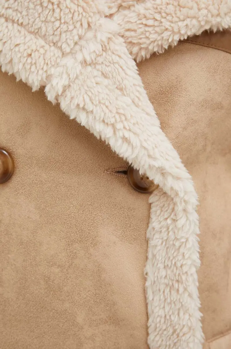 Answear Lab Lab cappotto donna Beige miniatura 5