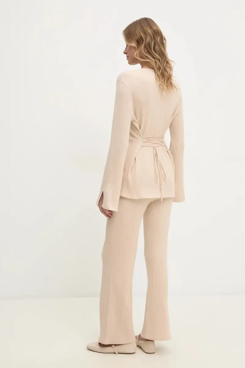 Answear Lab maglia e pantaloni colore beige miniatura 2