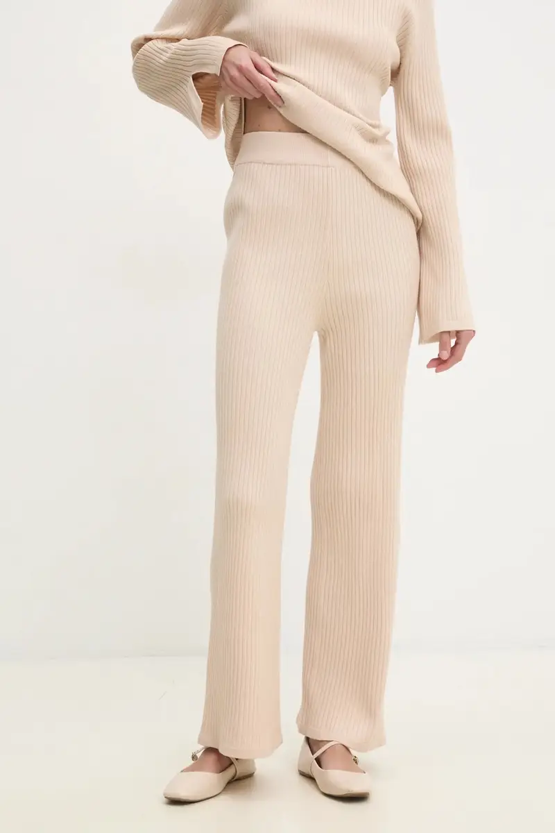 Answear Lab maglia e pantaloni colore beige miniatura 4