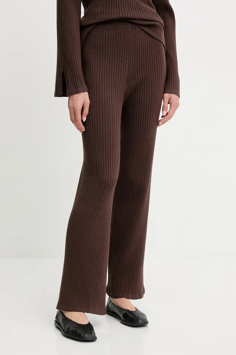 Answear Lab maglia e pantaloni colore marrone miniatura 3