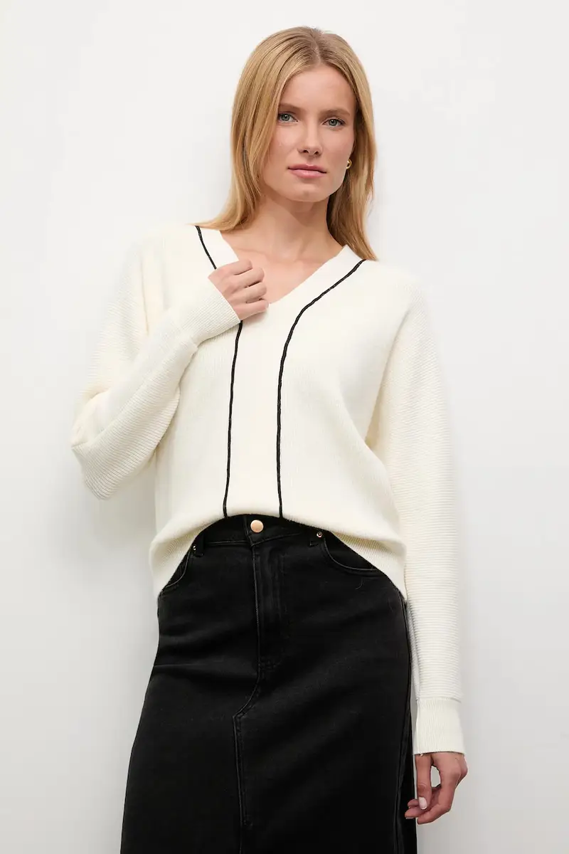 maglione con cashemire e seta donna colore beige