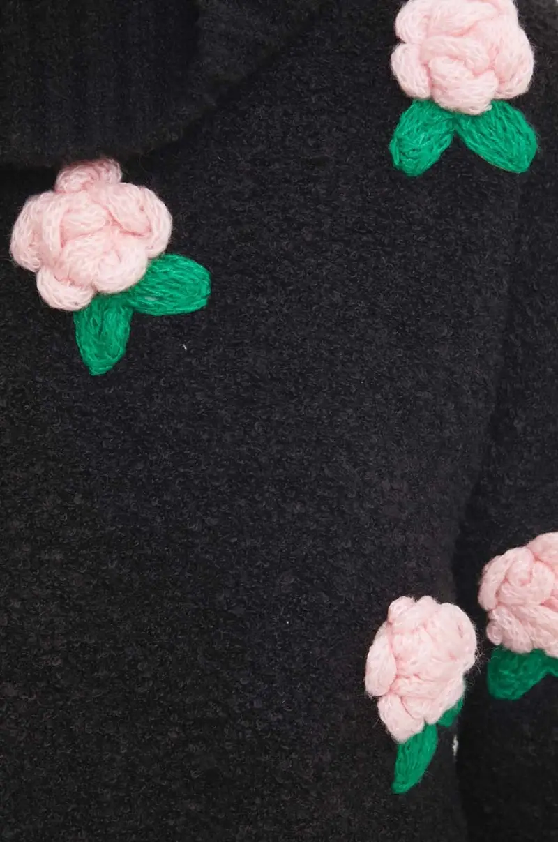 maglione con lana Nero miniatura 5