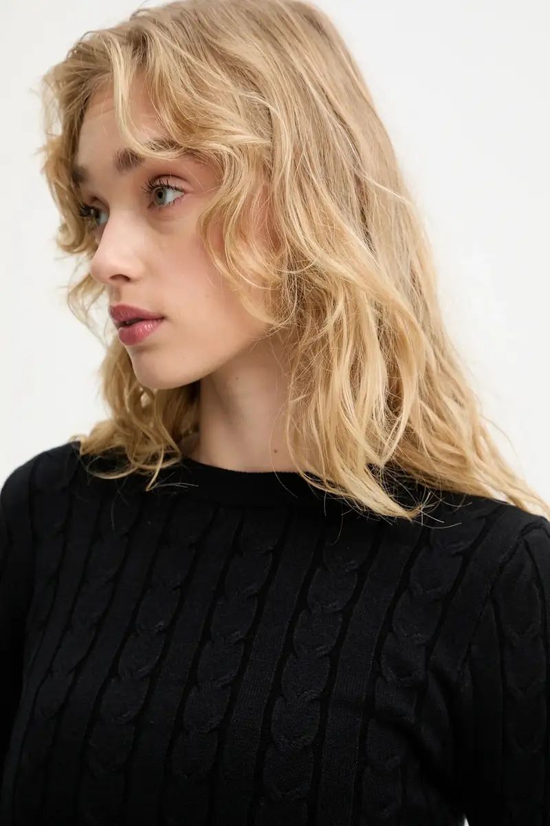 maglione e gonna donna colore nero miniatura 5