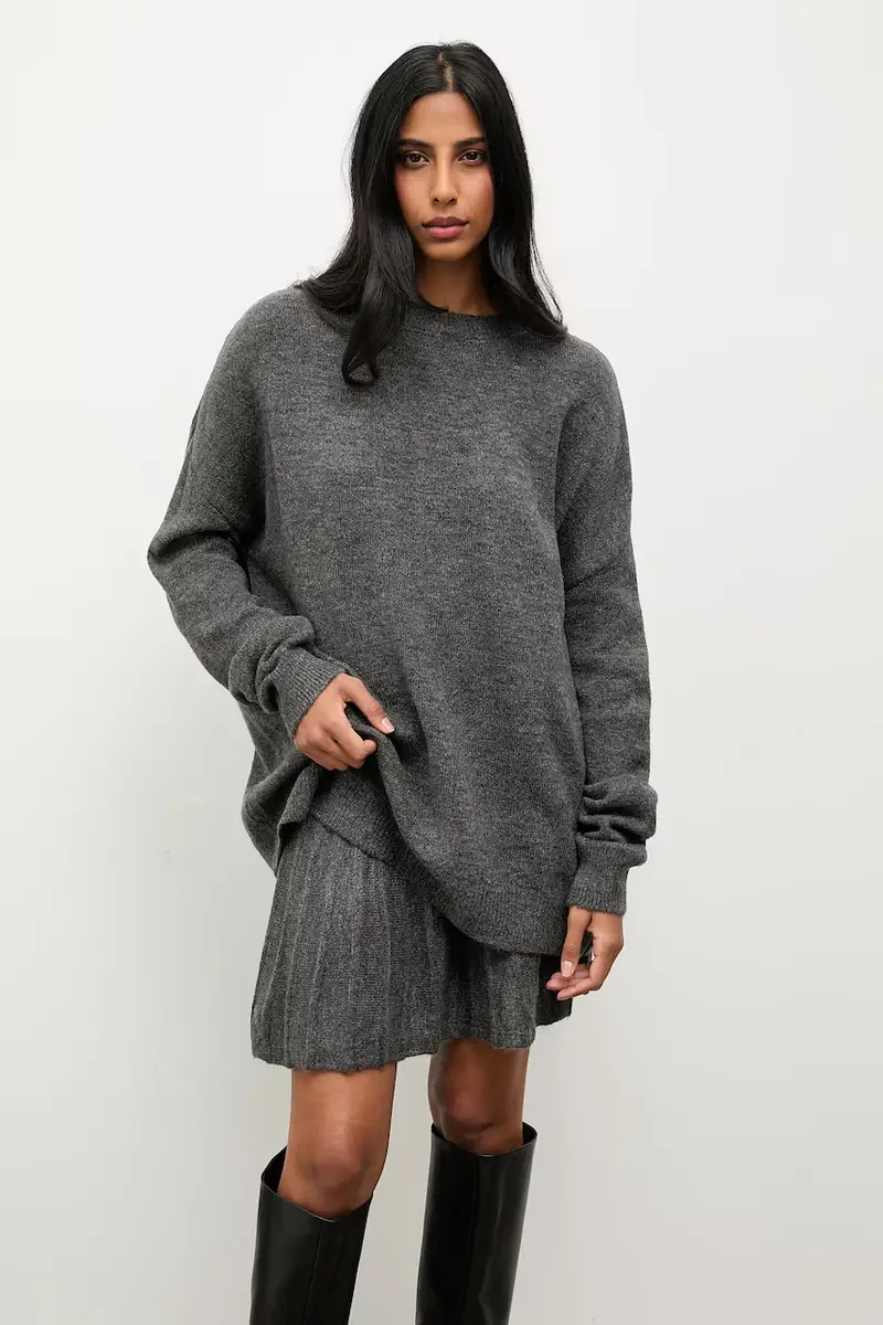 maglione e gonna Grigio miniatura 2