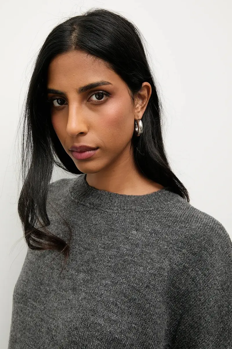 maglione e gonna Grigio miniatura 5