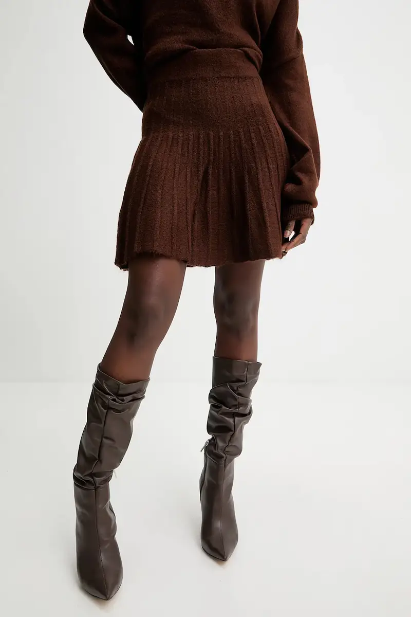 maglione e gonna Marrone miniatura 5