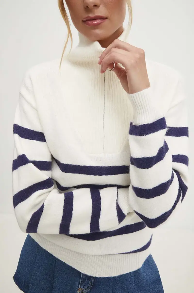 maglione in cashemire Bianco miniatura 2