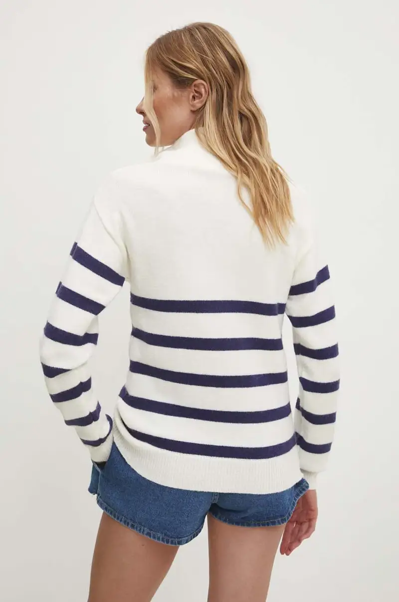 maglione in cashemire Bianco miniatura 4